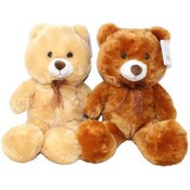 Wholesale - 12" BEAR WITH RIBBON 2-ASST COLORS C/P 36, UPC: 810126540140